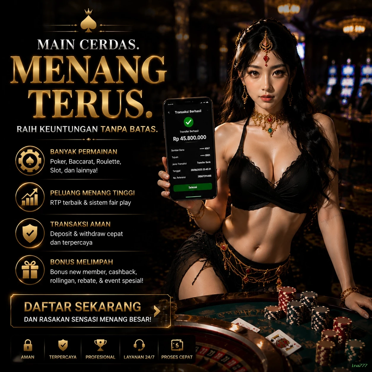 Berbagai Jenis Permainan yang Tersedia di ina777