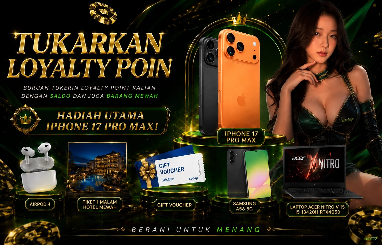 ina777 Bonus Menarik